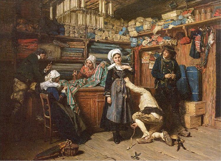 Mosler, Henry Buying the Wedding Trousseau